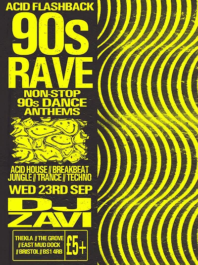 90s Rave - Acid House, Breakbeat, Jungle, Trance + More Tickets