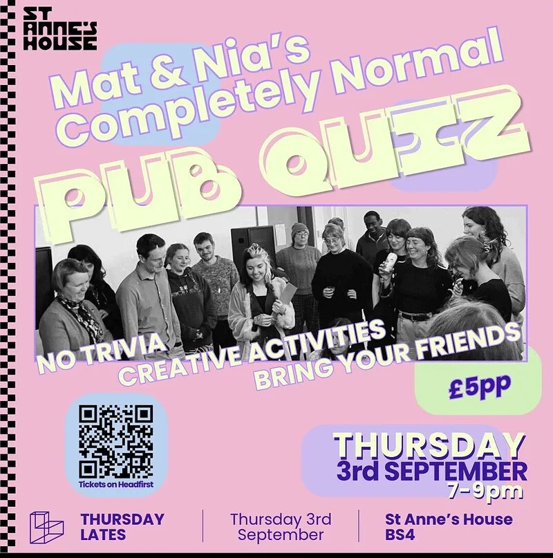 Mat and Nia's Completely Normal Pub Quiz Tickets at BRICKS BRISTOL, St Anne's House, St Anne's Rd, Brislington, Bristol