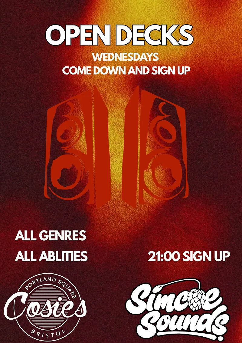 Simcoe Sounds: Open decks Tickets at Cosies