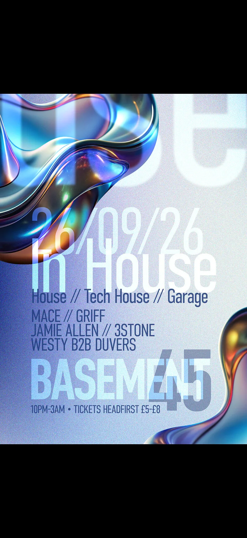 In House Tickets at Basement 45