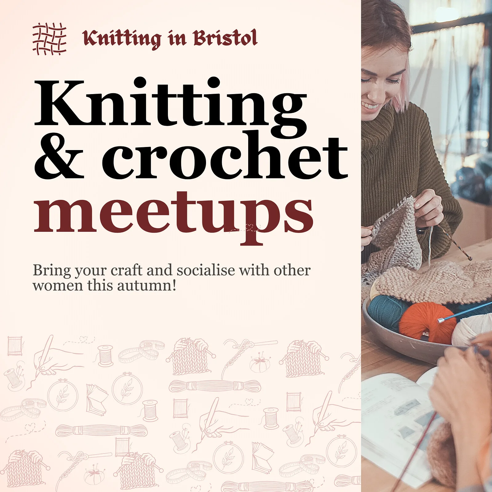 Knitting and crochet meetup Tickets at Watershed