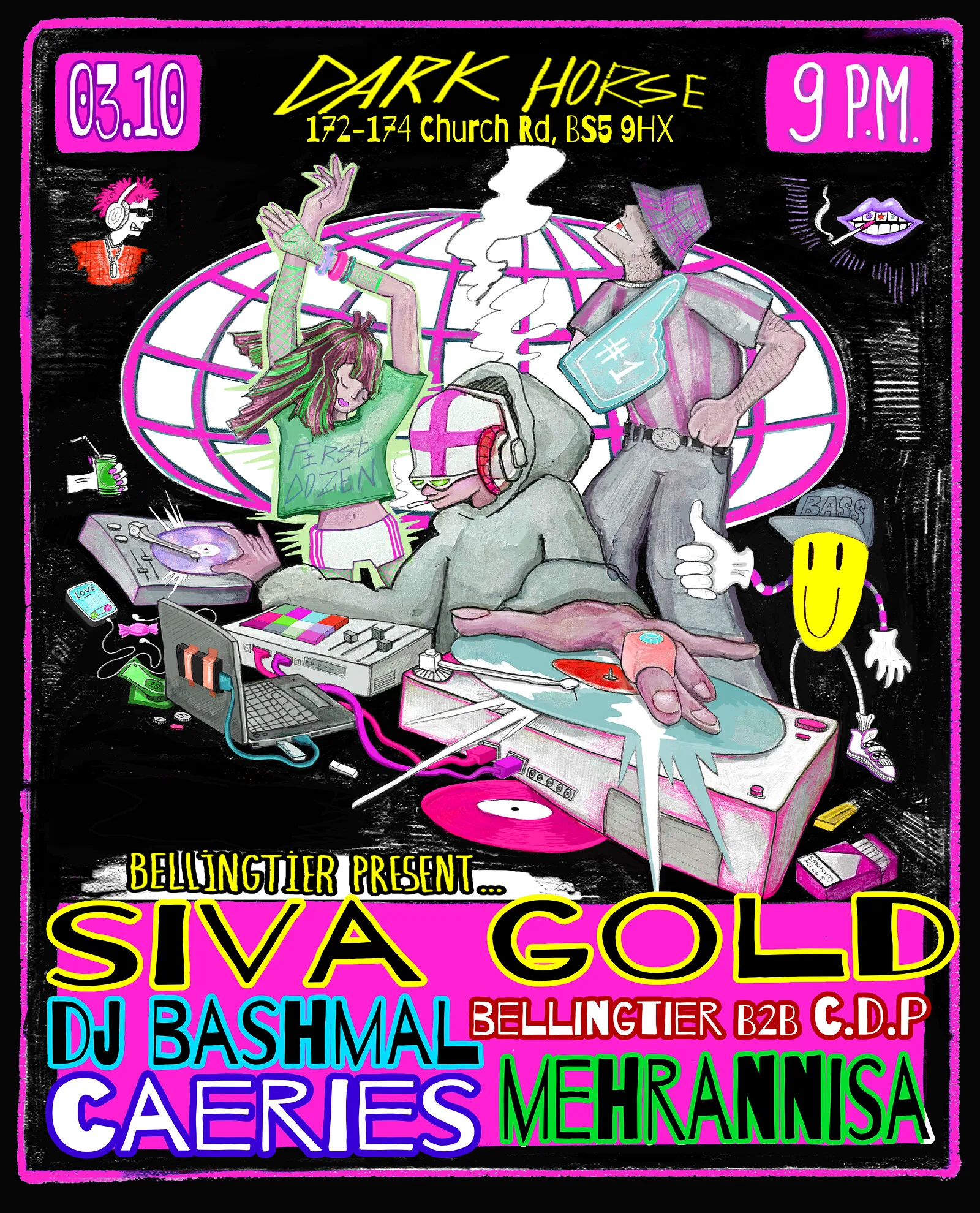 BellingTier presents...SIVA GOLD, DJ BASHMAL, CAERIES, MEHRANISSA + more Tickets