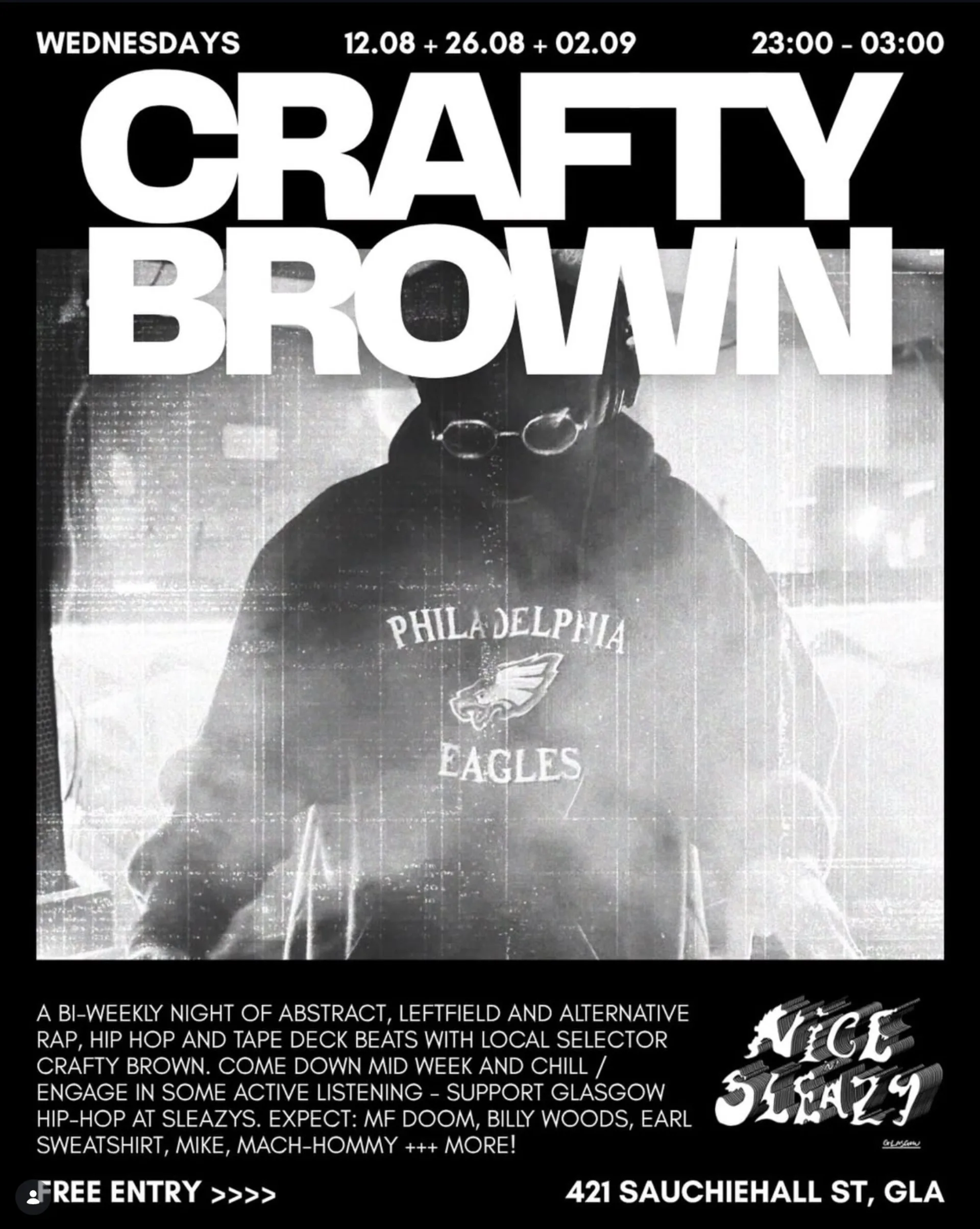 UPSTAIRS – CRAFTY BROWN HIP-HOP