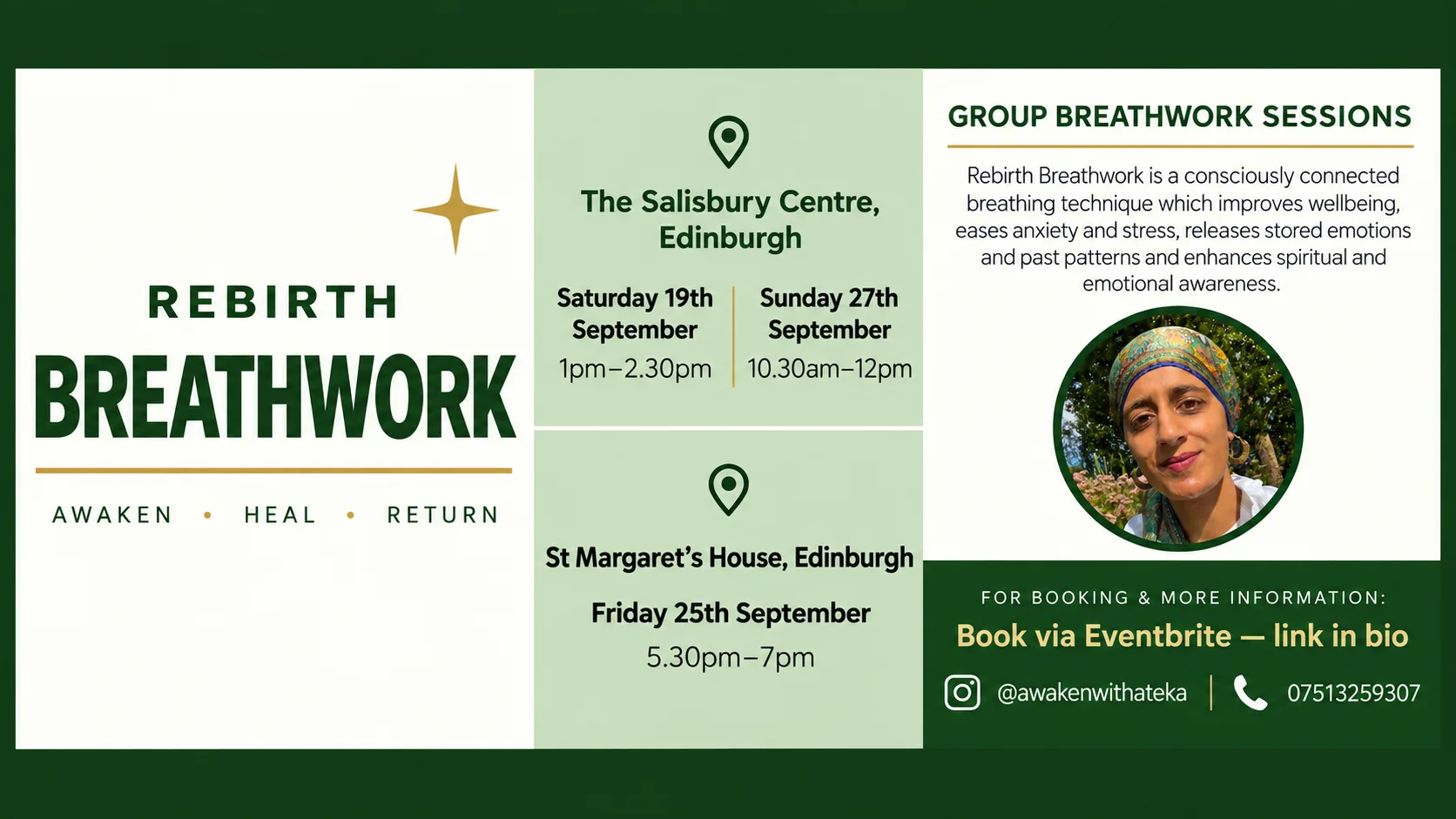 Rebirth Breathwork at The Salisbury Centre