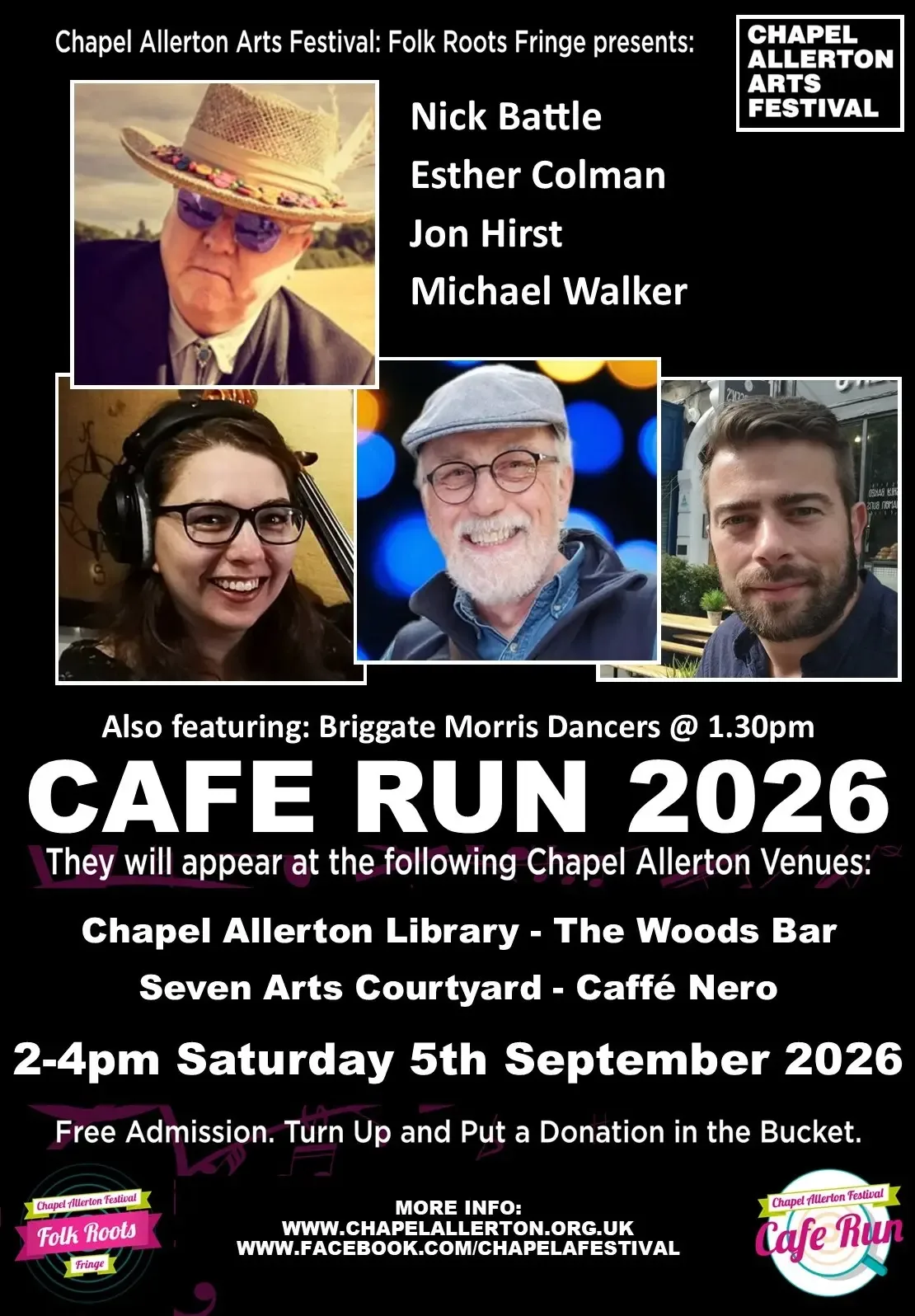 Chapel Allerton Arts Festival -Festival Folk Roots Fringe : Cafe Run