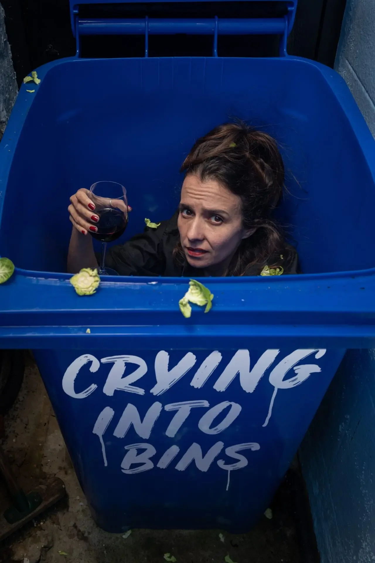 Crying into Bins by Lia Burge