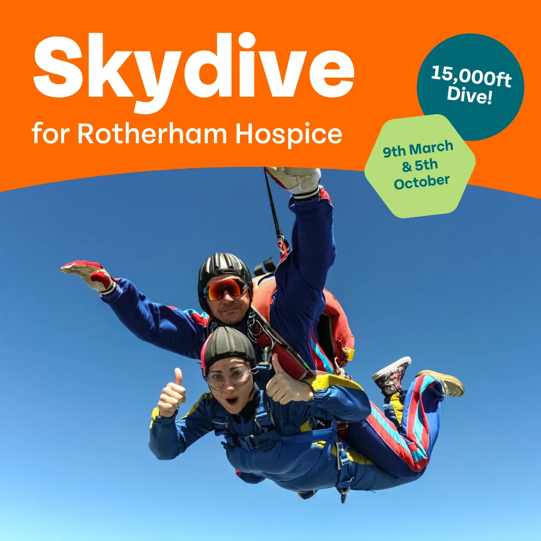 Skydive for Rotherham Hospice
