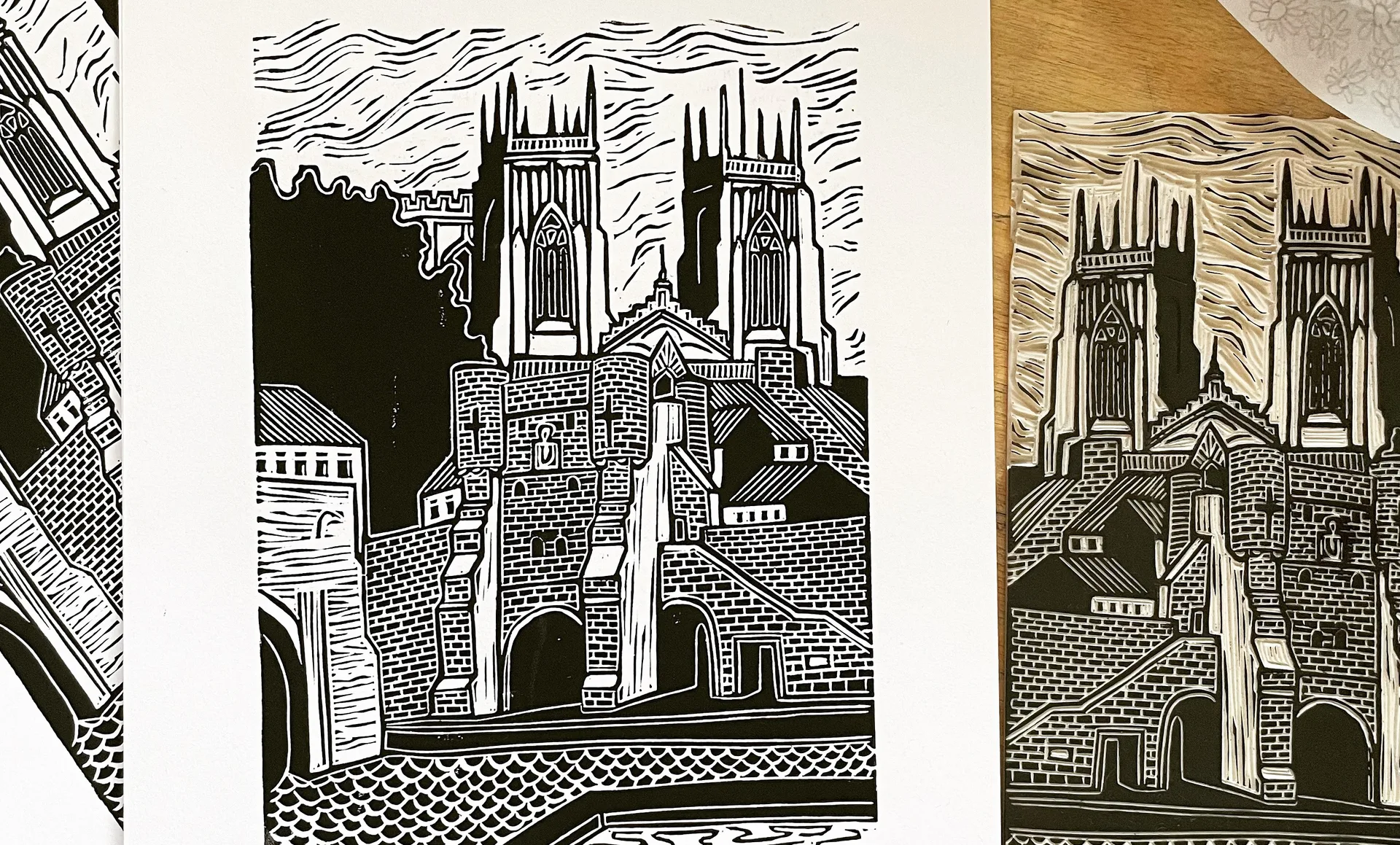 Creative Socials: LINOCUT PRINTING