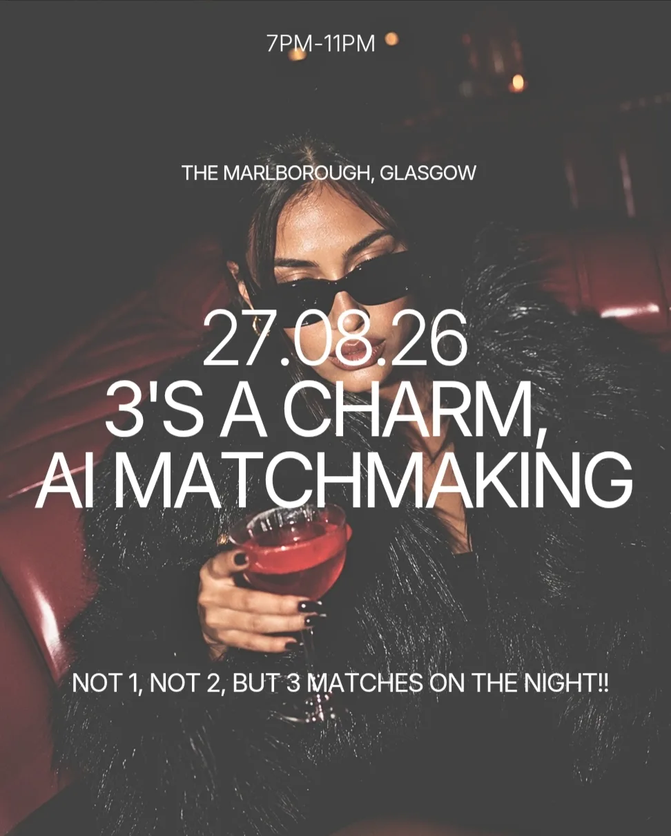 Thursday | 3's A CHARM MATCHMAKING | The Marlborough, Glasgow at The Marlborough
