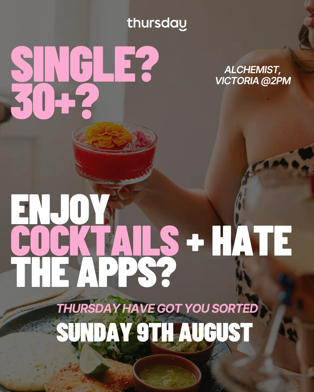 Sunday | 30+ Cocktails & Singles | Victoria at Fonda