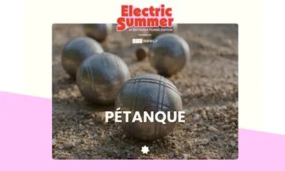 Pétanque At Electric Summer at Battersea Power Station