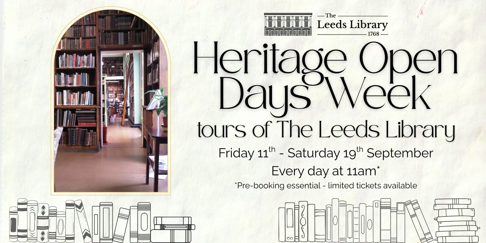 Heritage Open Days Week – Tour of The Leeds Library at The Leeds Library