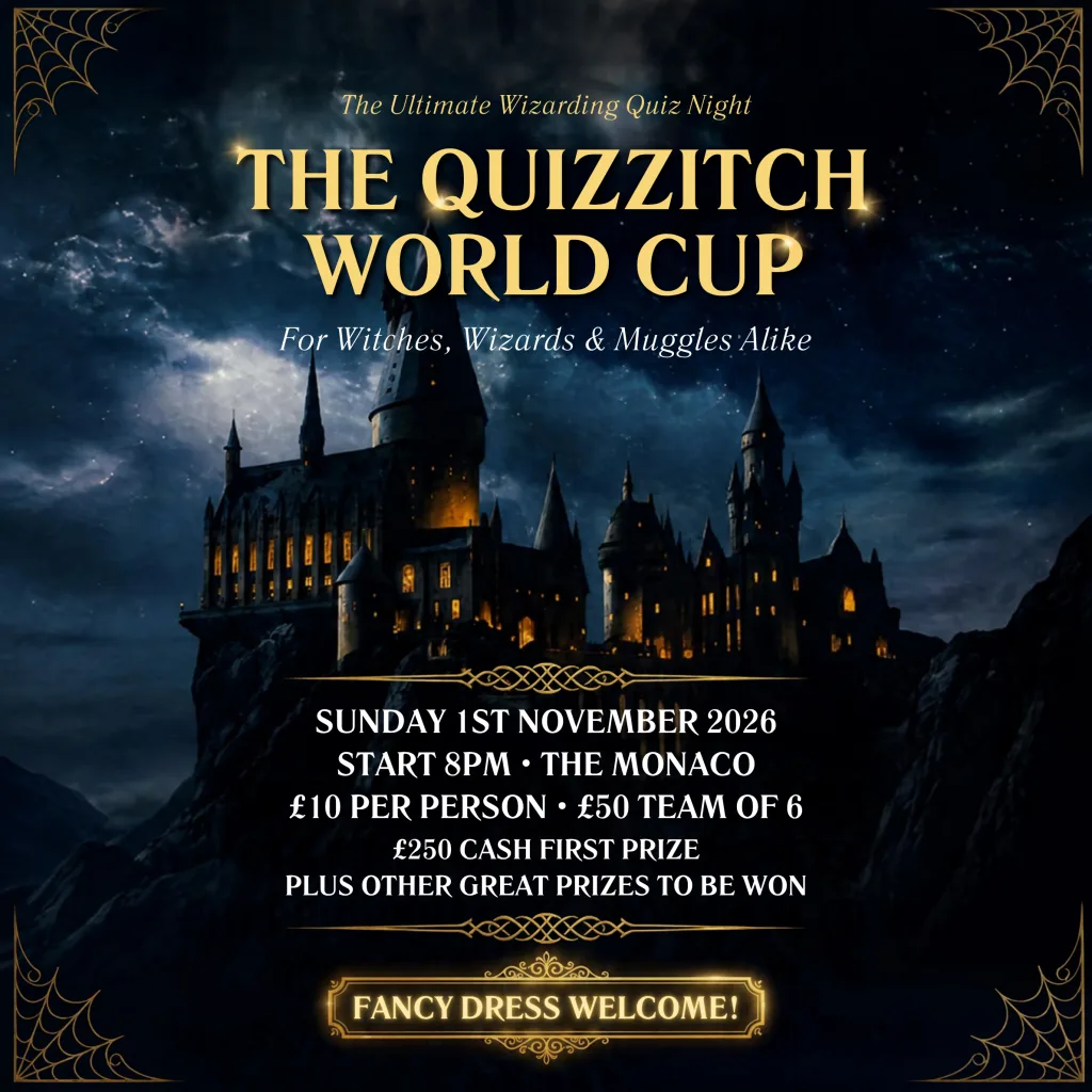 The Quizzitch World Cup at The Monaco