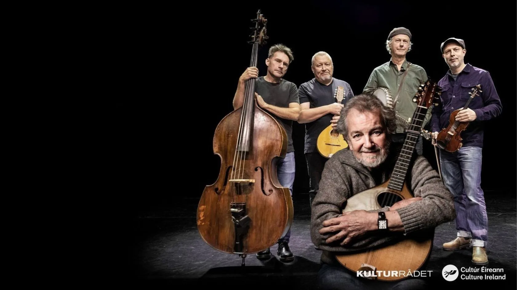 Andy Irvine with Quilty at The Queen's Hall