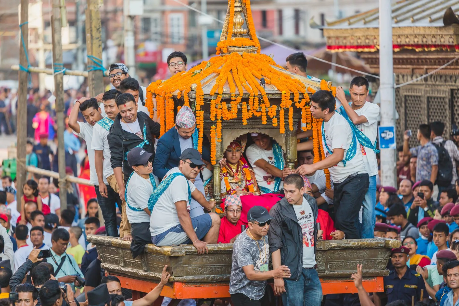 Indra Jatra Festival in Nepal at Whitechapel Gallery