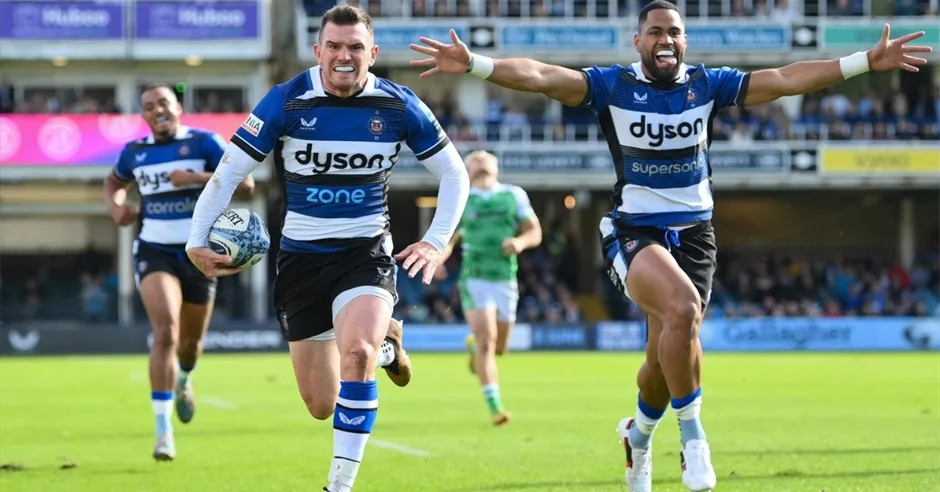 Gallagher PREM Rugby: Bath Rugby vs Exeter Chiefs at The Recreation Ground at Bath