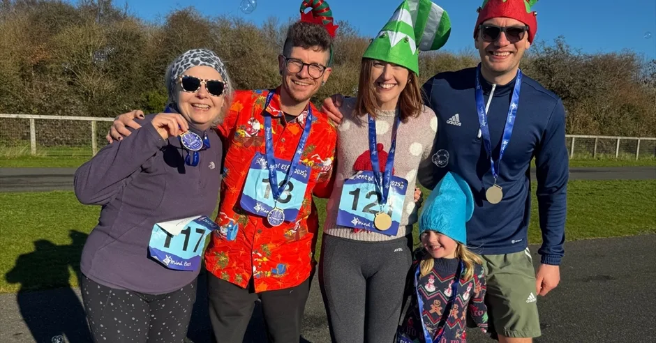 Bath Mind's Mental Elf Festive Fun Run 2026 at Odd Down Sports Ground