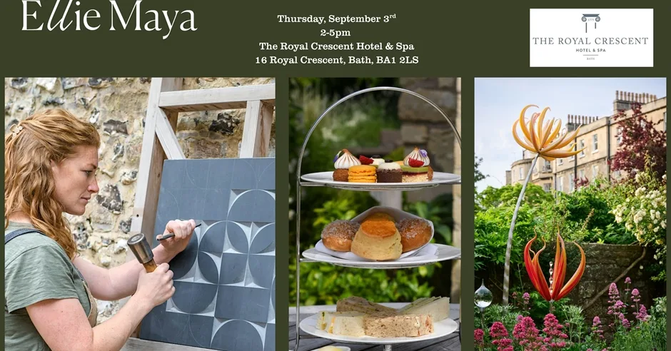 Live Stone Carving & Afternoon Tea at The Royal Crescent Hotel & Spa at Bath