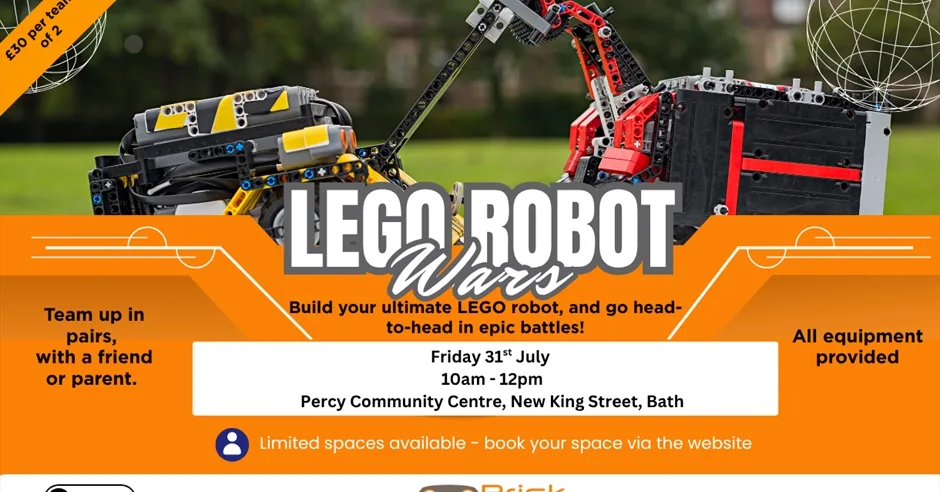 Lego Robot Wars Summer Workshop at Percy Community Centre