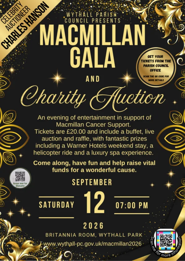 Macmillan Charity Gala at Britannia Room