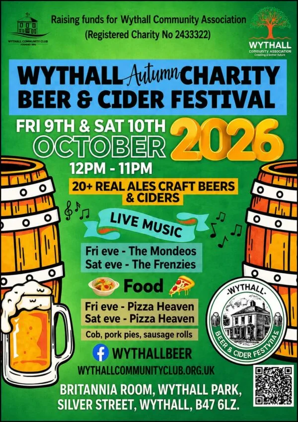 Wythall Autumn Charity Beer and Cider Festival