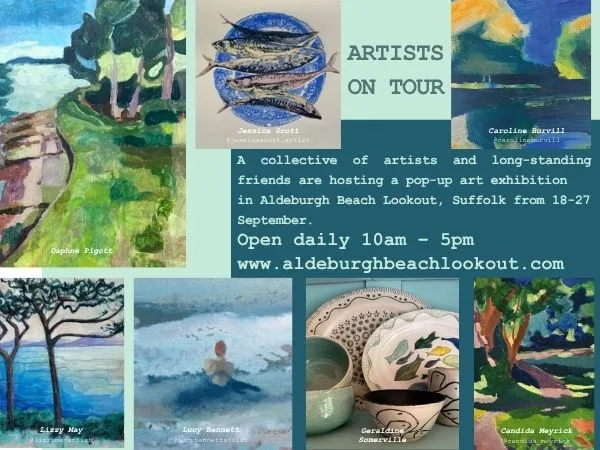 Artists on Tour at the Aldeburgh Beach Lookout and Arthouse at Aldeburgh Beach Lookout