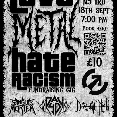Love Metal Hate Racism at The Grace
