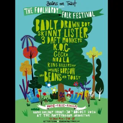 The Foolhardy Folk Festival 2026 at Arboretum Garden Bar and Bandstand
