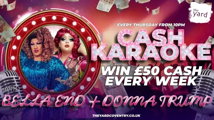 Cash Karaoke with Bella End and Donna Trump at West Midlands