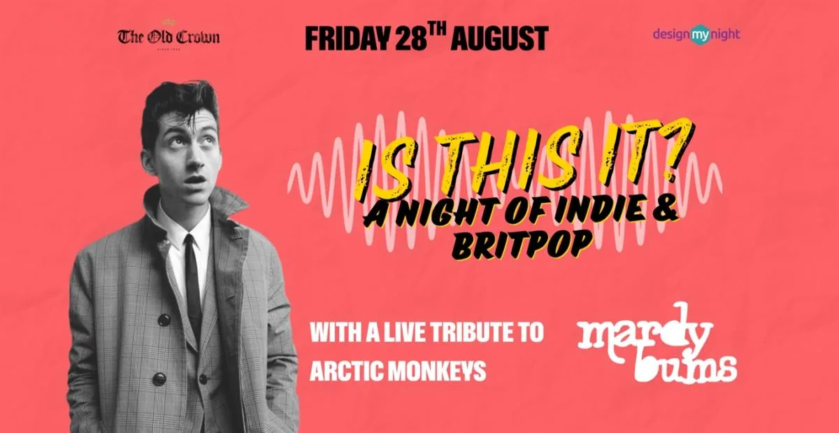 Is This It? Indie Night with Arctic Monkeys tribute at The Old Crown at West Midlands