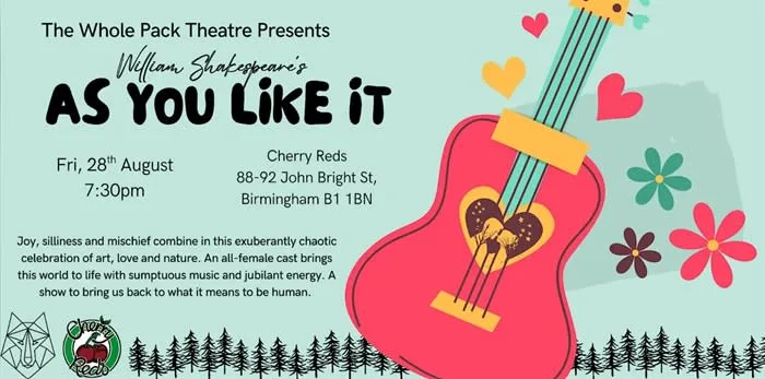 As You Like It at Cherry Red's Cafe Bar at West Midlands