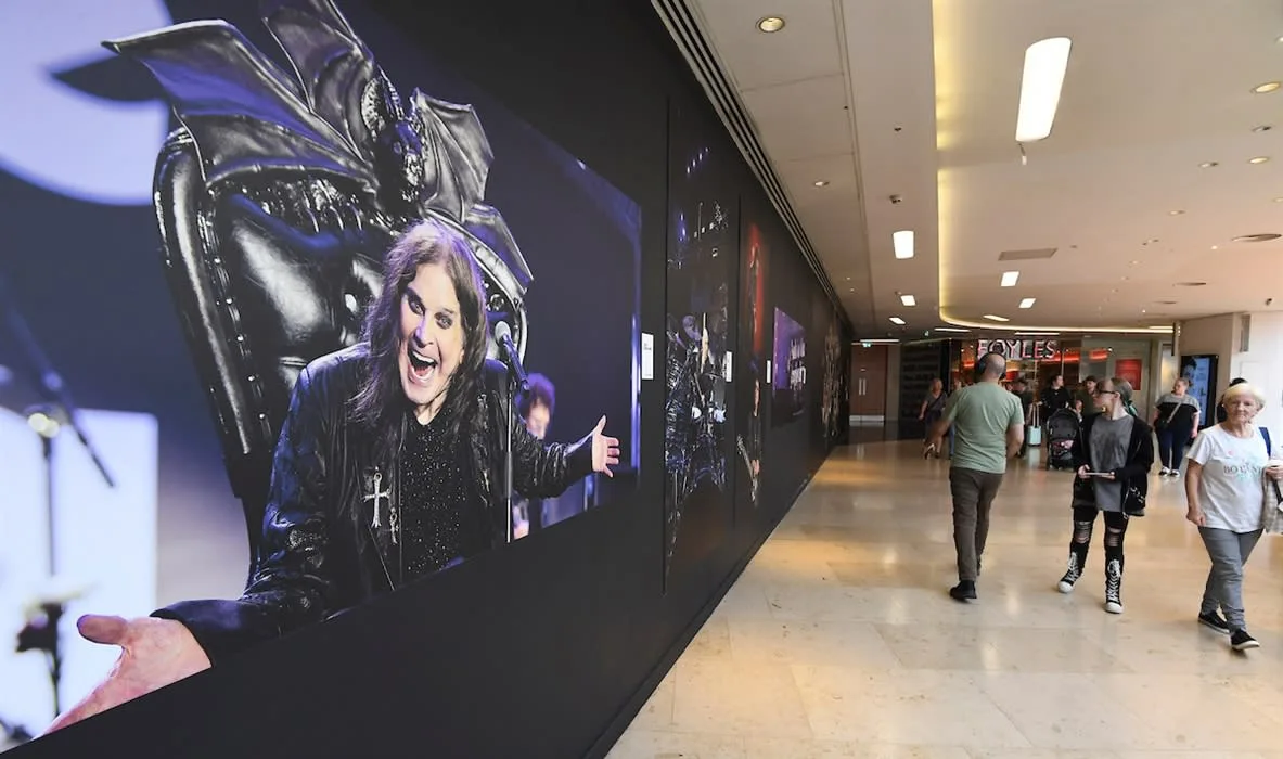 Back to the Beginning photo exhibition with Ozzy Osbourne and Black Sabbath