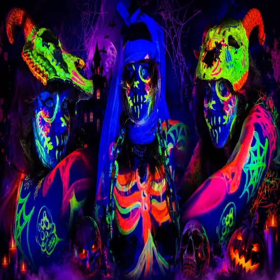 Halloween Neon Naked Life Drawing | Clapham North! at Clapham North