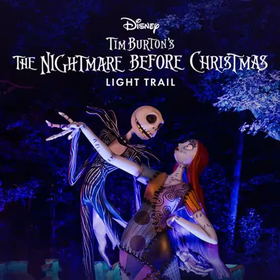 Disney Tim Burton’s The Nightmare Before Christmas Light Trail at Arley Hall & Gardens