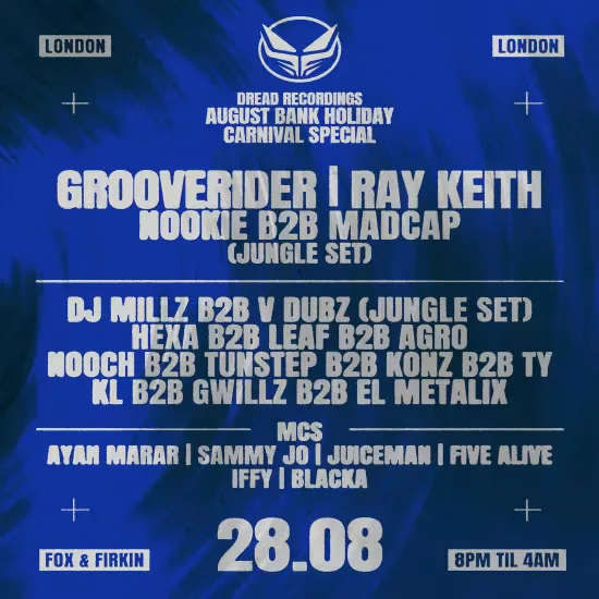 Ray Keith's Dread Bank Holiday at Fox & Firkin