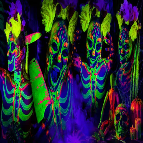 Halloween Neon Life Drawing | UV Art Experience! at Toulouse Lautrec