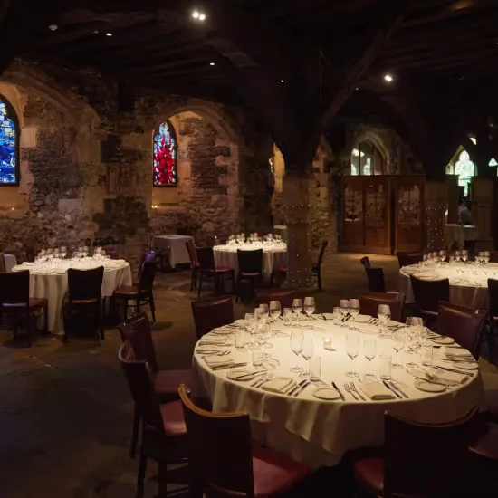 Magnum Club: Five-Course Wine Dinner in a Medieval London Cryp at Bleeding Heart Yard, Farringdon