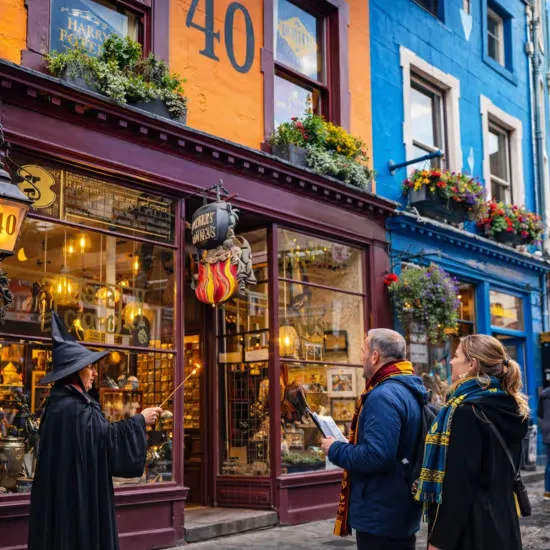 Magical Harry Potter Tour in Edinburgh: French at William Chambers Monument