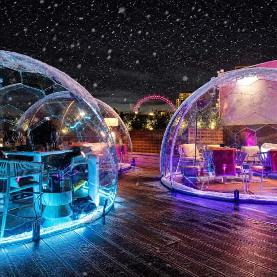 Rooftop Party Pods at Circe's Rooftop Waterloo