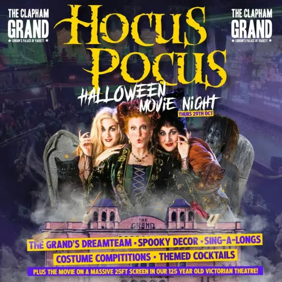 Hocus Pocus Halloween Movie Night at The Clapham Grand