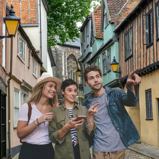 Norwich - Interactive Treasure Hunt & Exploration Game for up to 5