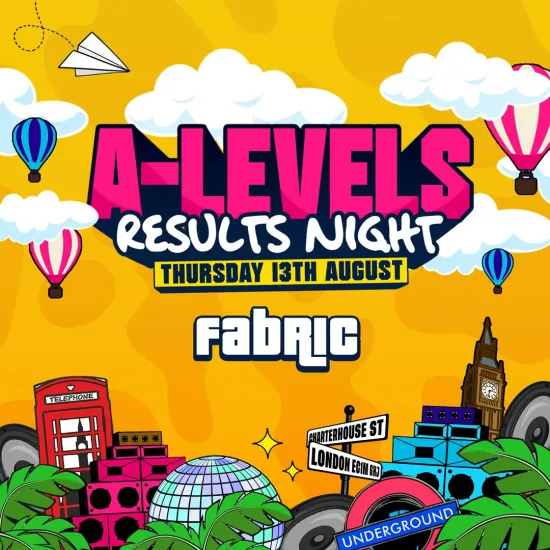 A-Level Results Night 2026 at fabric