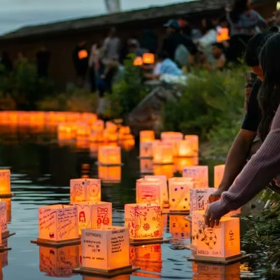 Water Lantern Festival at Clapham Common