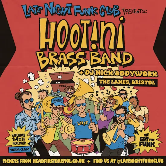 Late Night Funk Club: Hootini Brass Band + DJs