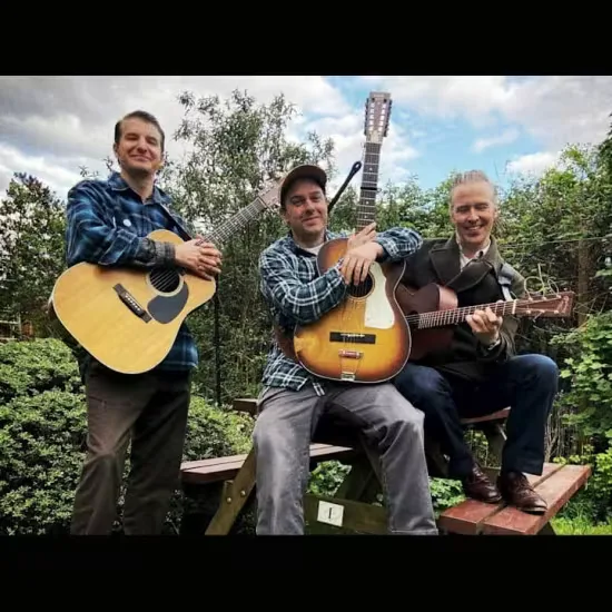 Sam Barrett, David Broad & Lewis Pugh at Kirkgate Community Centre
