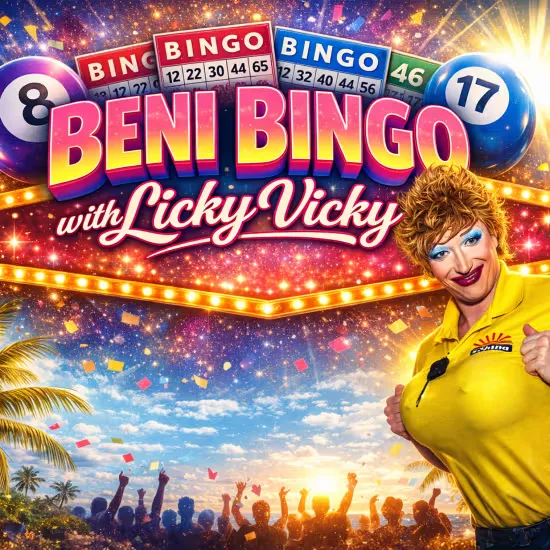 BENI BINGO hosted by Licky Vicky at The Benidorm Bar