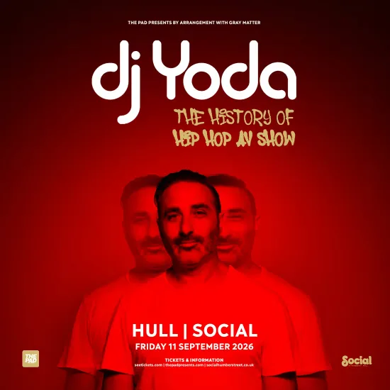 DJ Yoda History of Hip Hop AV Show at Social, Hull