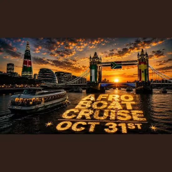Afro Boat Cruise - LONDON | Sat 31st Oct