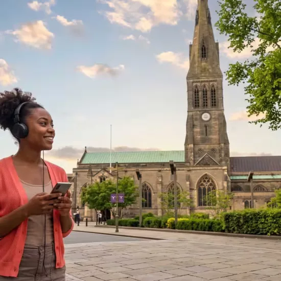 Leicester Audio Tour: From Royal Bones to Modern Beats at Leicester Cathedral