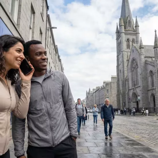 Aberdeen Audio Tour: Aberdeen's Dual Landmarks Odyssey at Mercat Cross